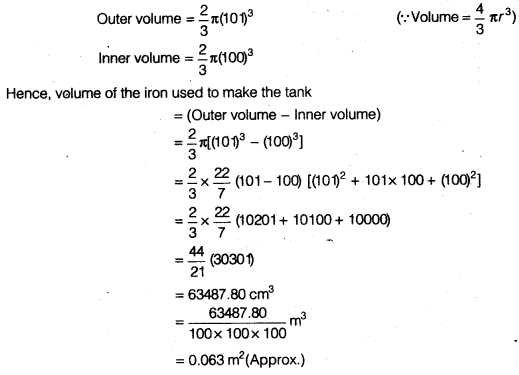 NCERT Solutions for Class 9 Maths Chapter 13 Surface Areas and Volumes a8 6